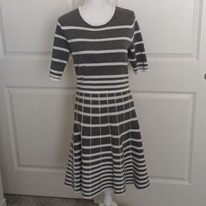 Soft grey sweater dress